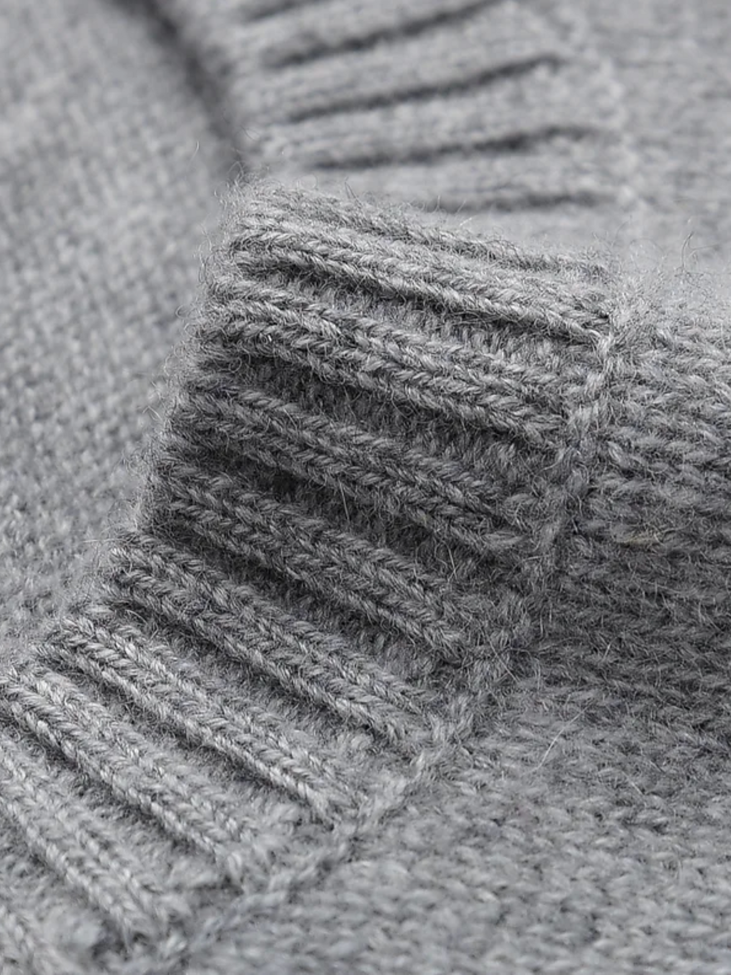 Crewneck Cashmere Sweater - Dark Gray