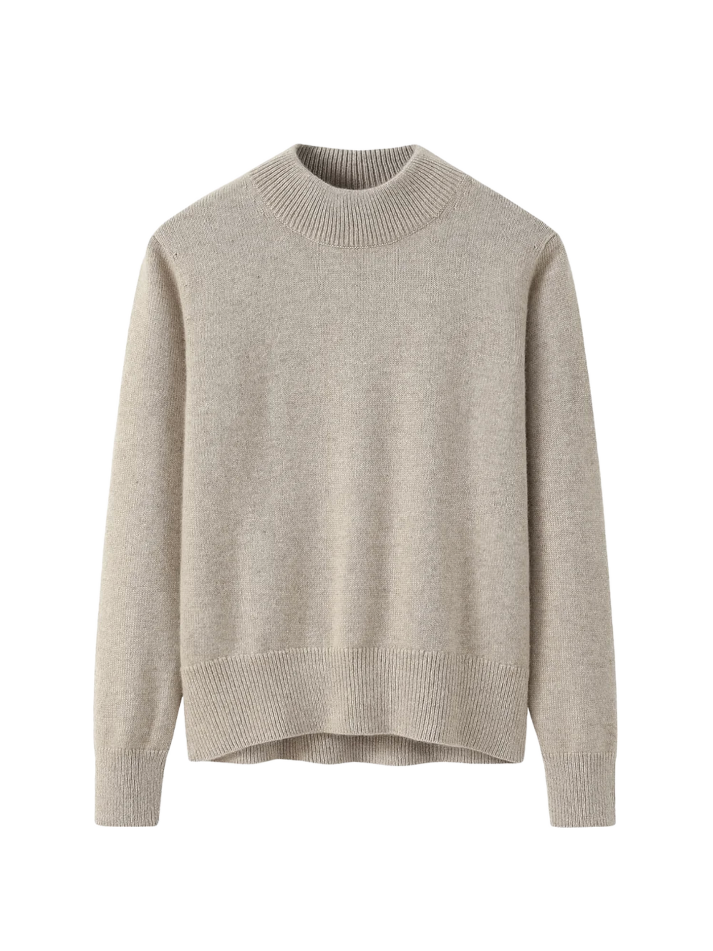 Mock sales neck cashmere